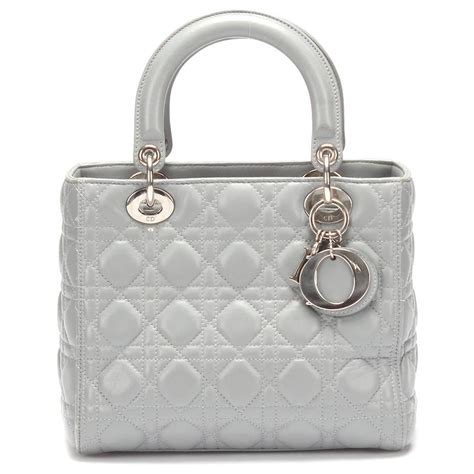 dior grey slouchy handbag|lady dior handbags.